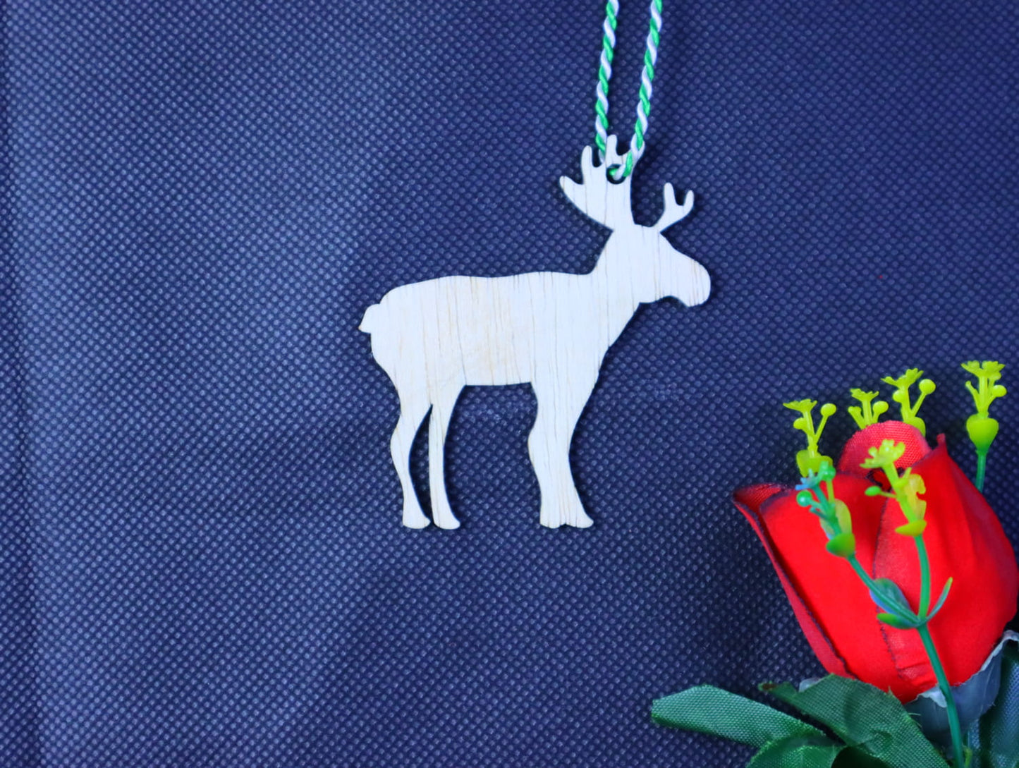 Laser Cut Moose Christmas Tree 76mm high