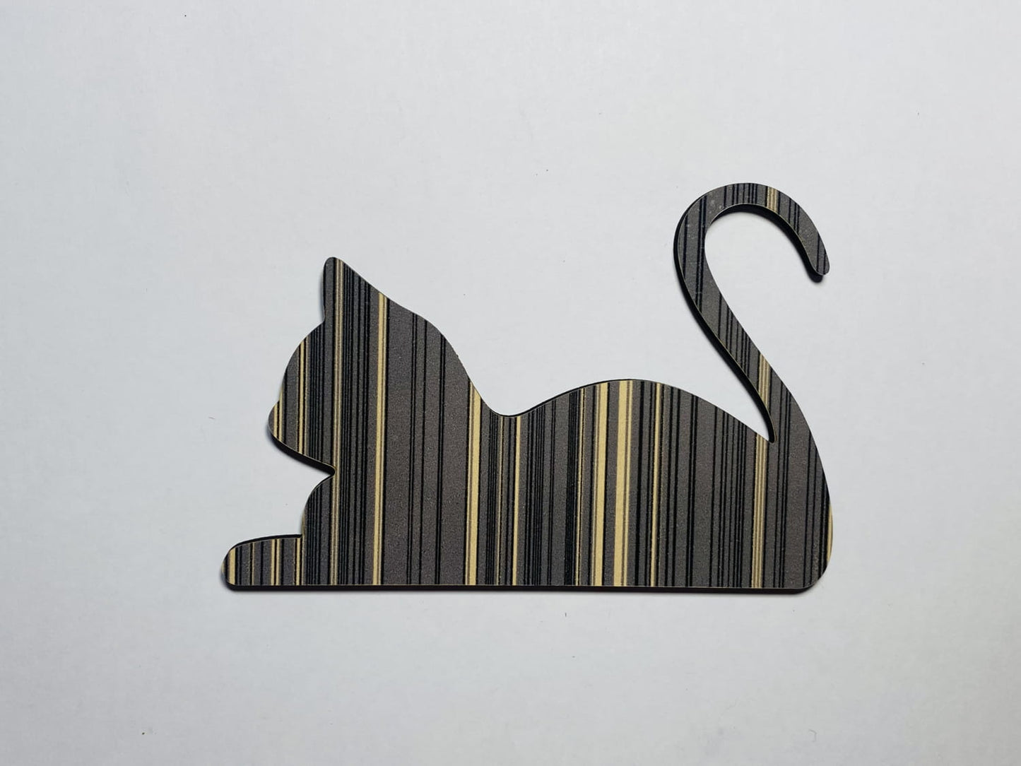 Laser Cut Cat Wood Cutout 76mm high