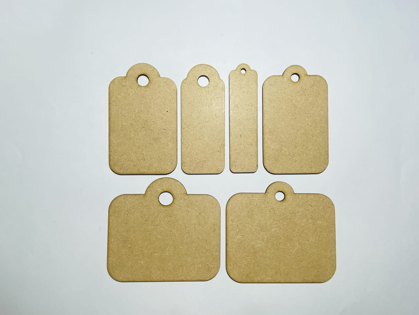 Laser Cut Wooden Gift Tags Cutout 55mm high