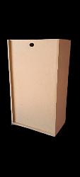 Mdf wooden sliding lid boxes 6mm