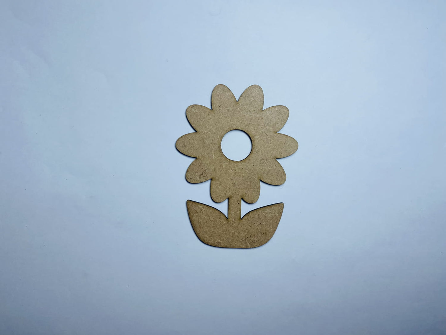 Laser Cut Flower Cutout 76mm high