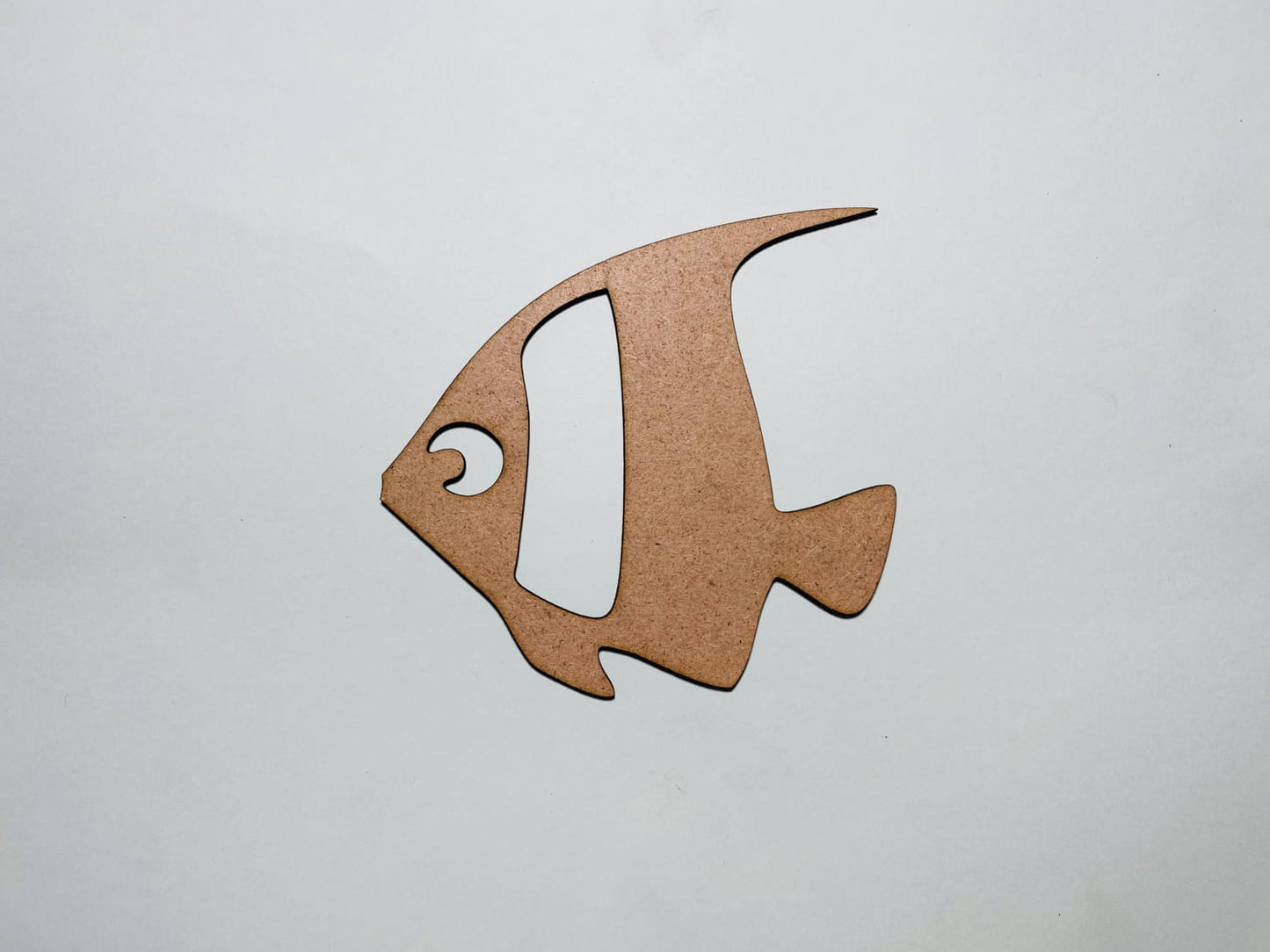 Laser Cut Wooden Fish Cutout 76mm
