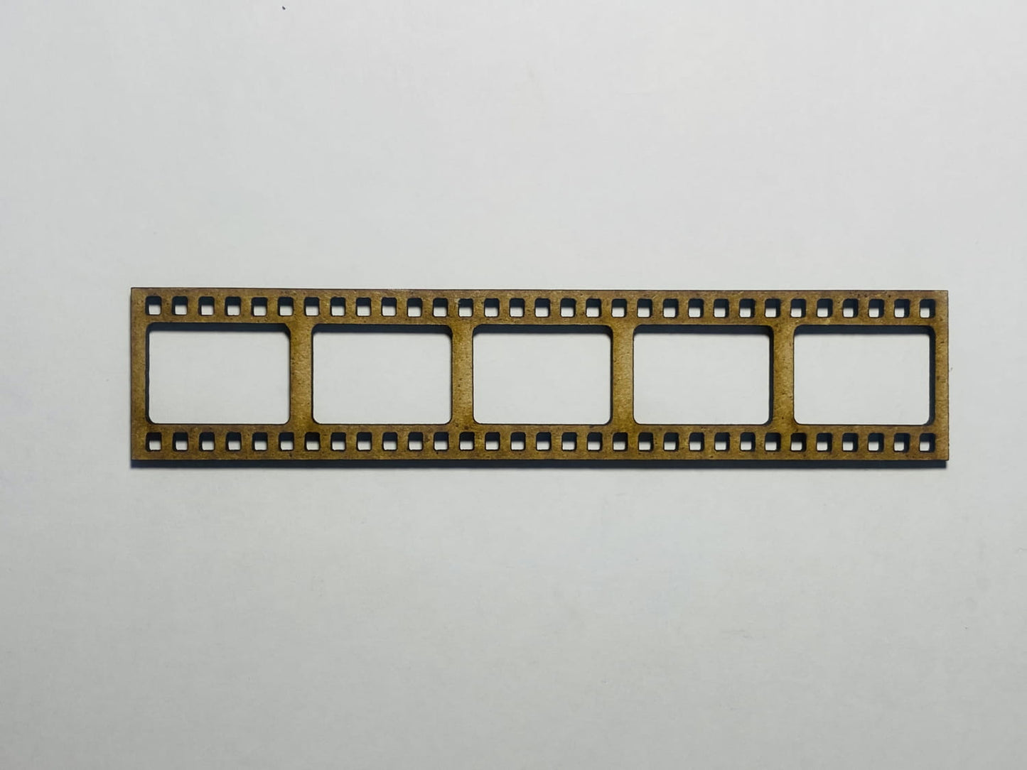 Laser Cut Film Reel Wood Shape Film Reel Wood Cutout 76mm