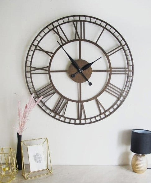 Laser Cut Oversized Simple Creative Roman Numeral Wall Clock 350mm.without mechanism 6mm