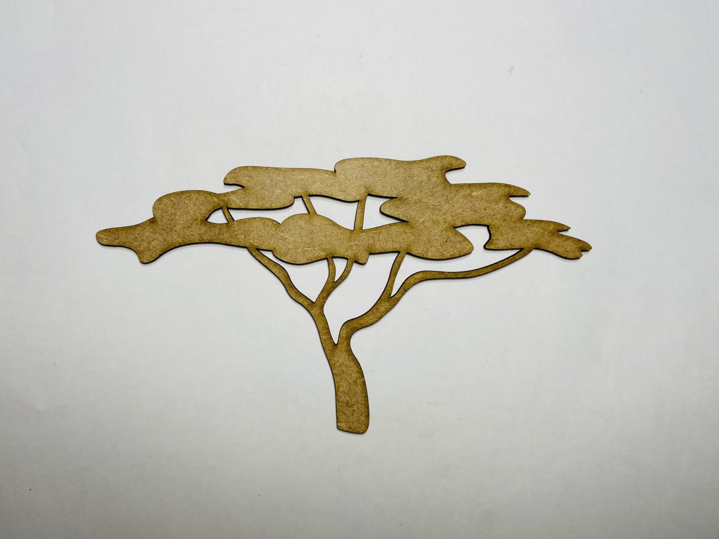 Laser Cut Wood African Tree Cutout 76mm