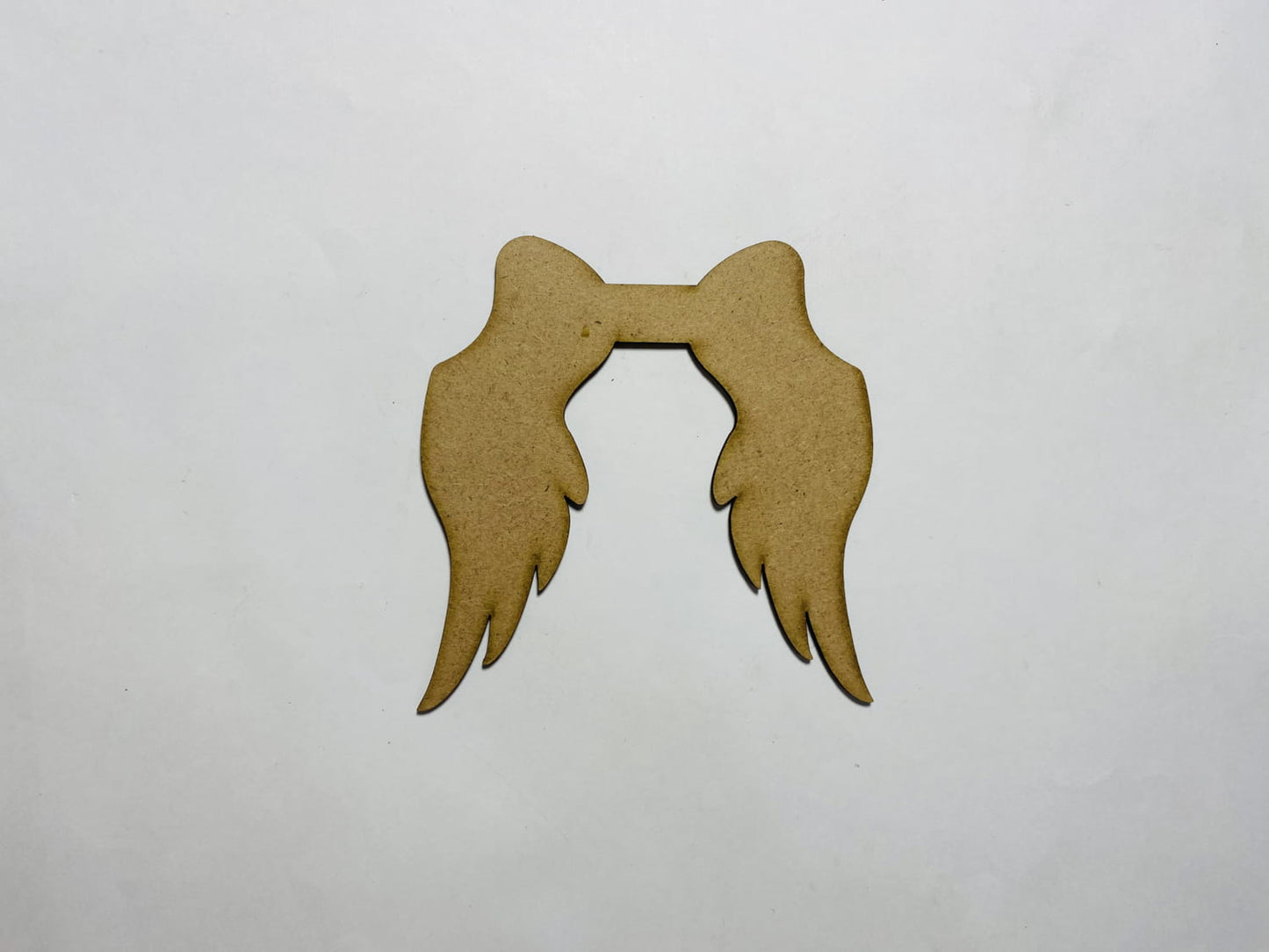 Laser Cut Angel Wings Cutout 76mm high