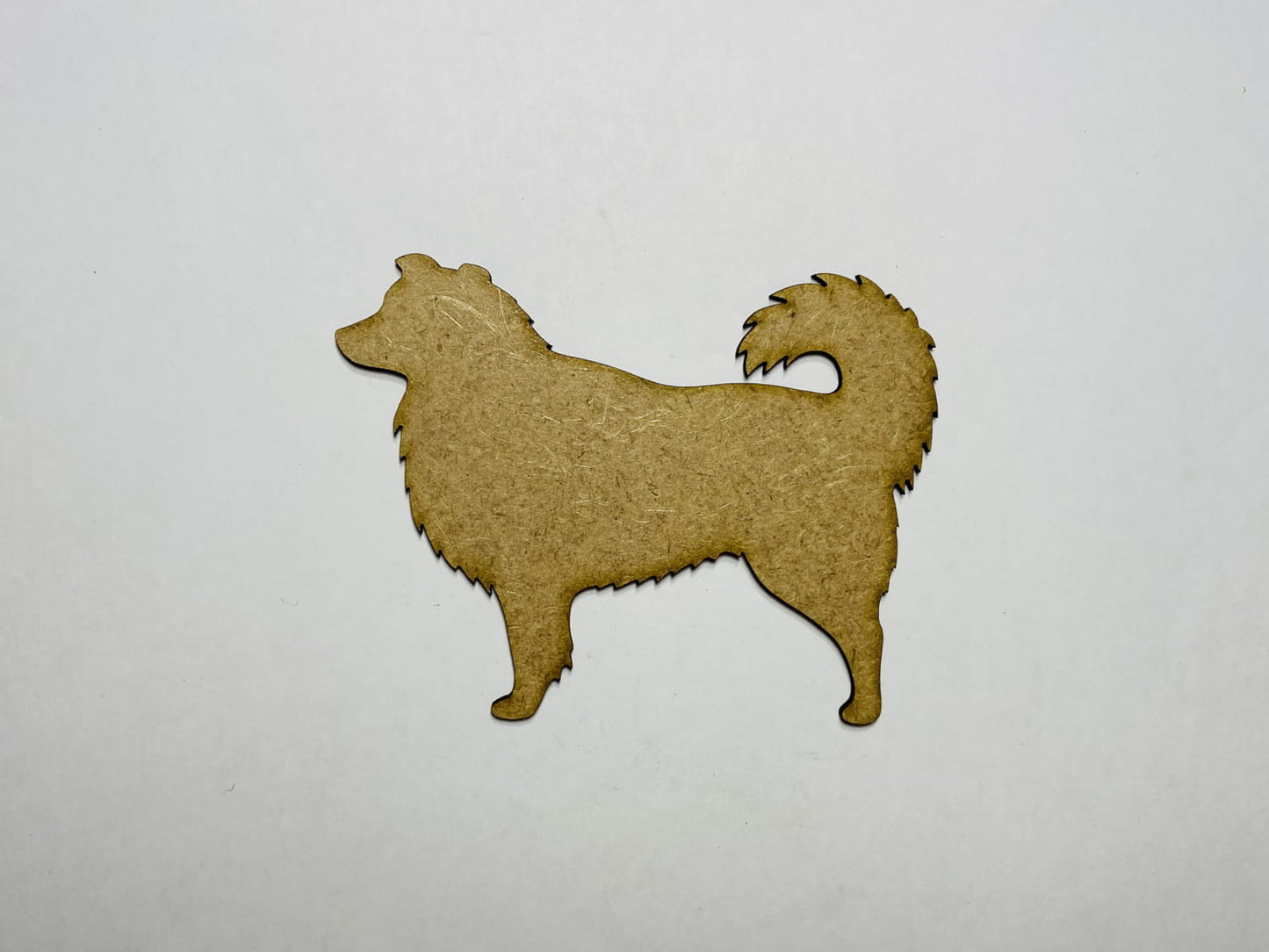 Laser Cut Wooden Australian Shepherd Cutout 76mm high