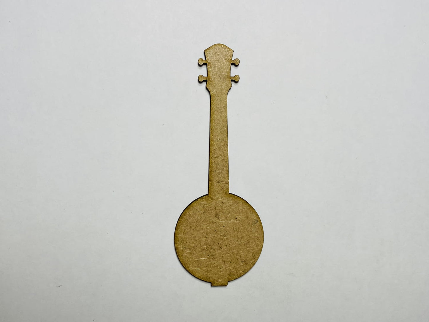 Laser Cut Banjo Wood Cutout 76mm