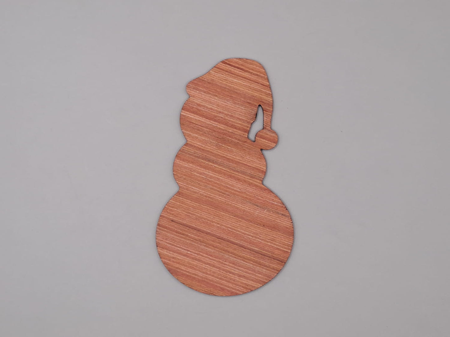 Laser Cut Christmas Snowman Cutout 76mm high