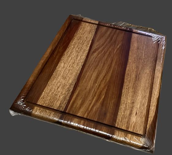 Steak or cutting board with border grooved 350x300