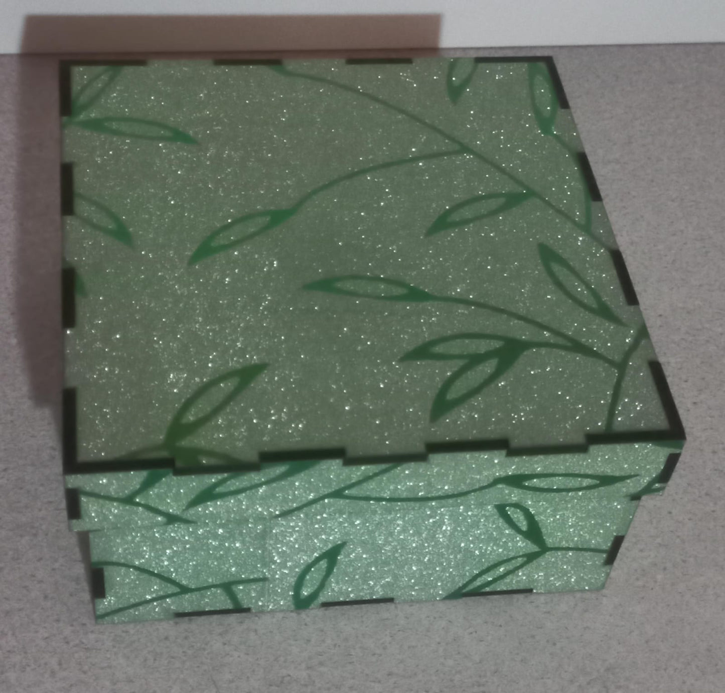 Gift boxes square shape covered