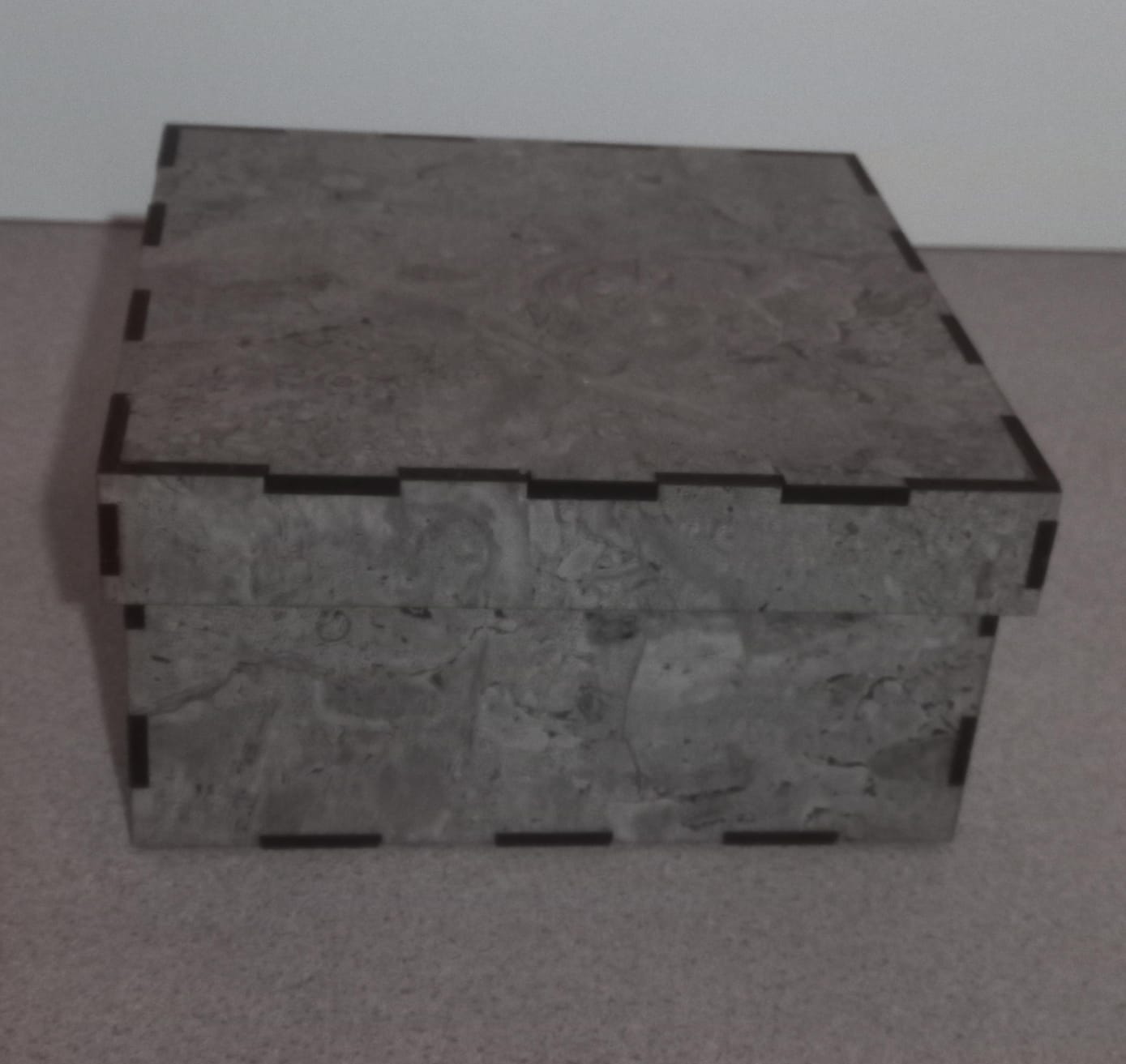 Gift boxes square shape covered
