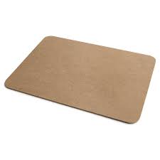 Placemats mdf yellow, dark brown or white