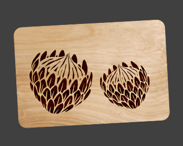 Placemats mdf yellow, dark brown or white
