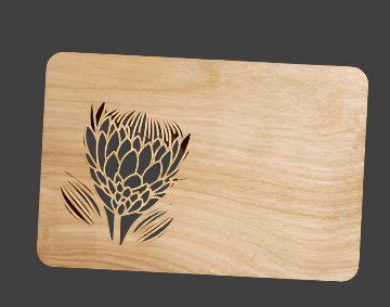 Placemats mdf yellow, dark brown or white