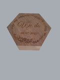 Wedding ring box - walnut