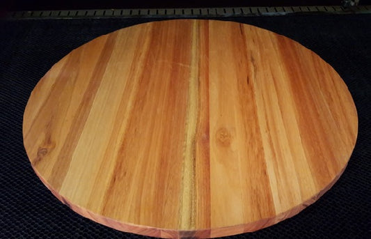 Lazy susan  small  335mmx335mm siligna wood colour may vary