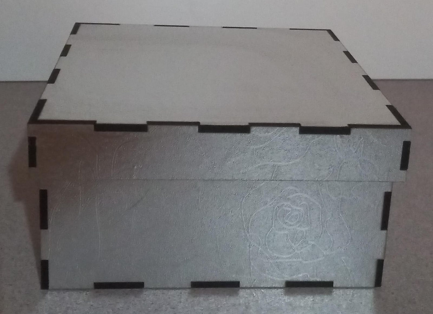 Gift boxes square shape covered