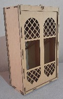 Laser Cut Wine Box double 350x210x110 design 1