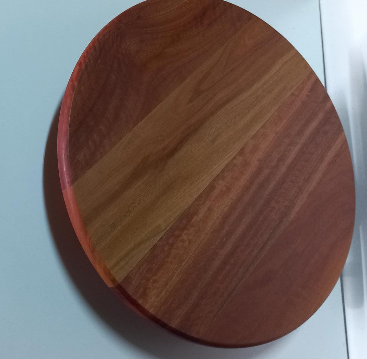 Lazy susan  small  335mmx335mm red hardwood