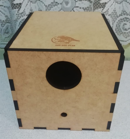 Bird nesting box - budgie  - 190x170x170