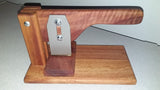 Biltong slicer or chopper made from hardwood