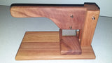 Biltong slicer or chopper made from hardwood